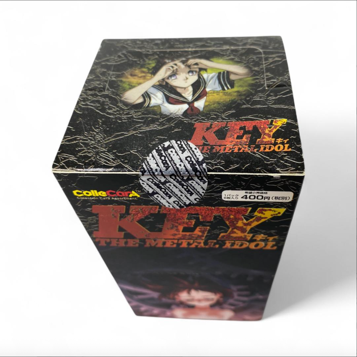 Sealed Key the Metal Idol trading card box – vintage 1990s anime collectible by ColleCar