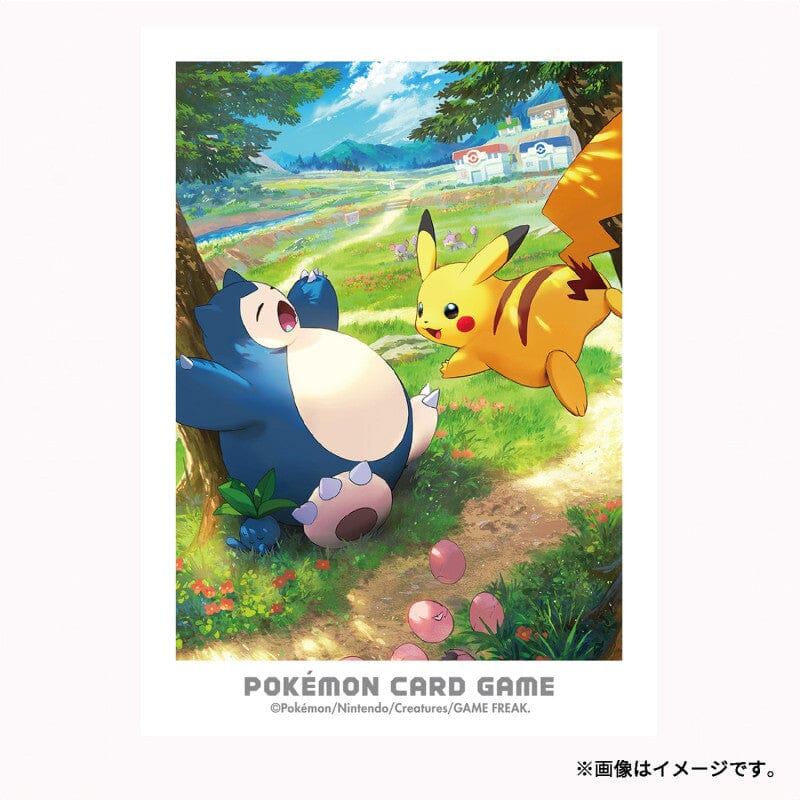 Pikachu Snorlax Card Sleeves