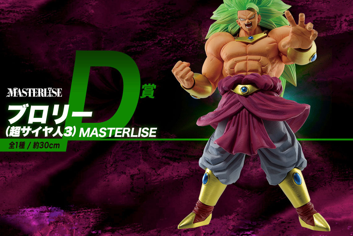 Dragon Ball Figure Ichiban Kuji Super Dragonball Heroes 5th Mission Prize D Broly Super Saiyan 3