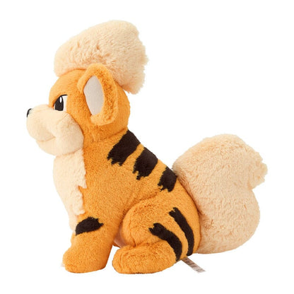 Authentic Growlithe Sitting Plush - Adorable Pokémon Center Bestie