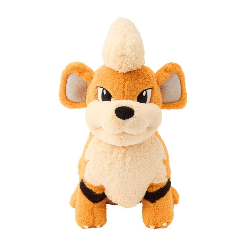 Authentic Growlithe Sitting Plush - Adorable Pokémon Center Bestie