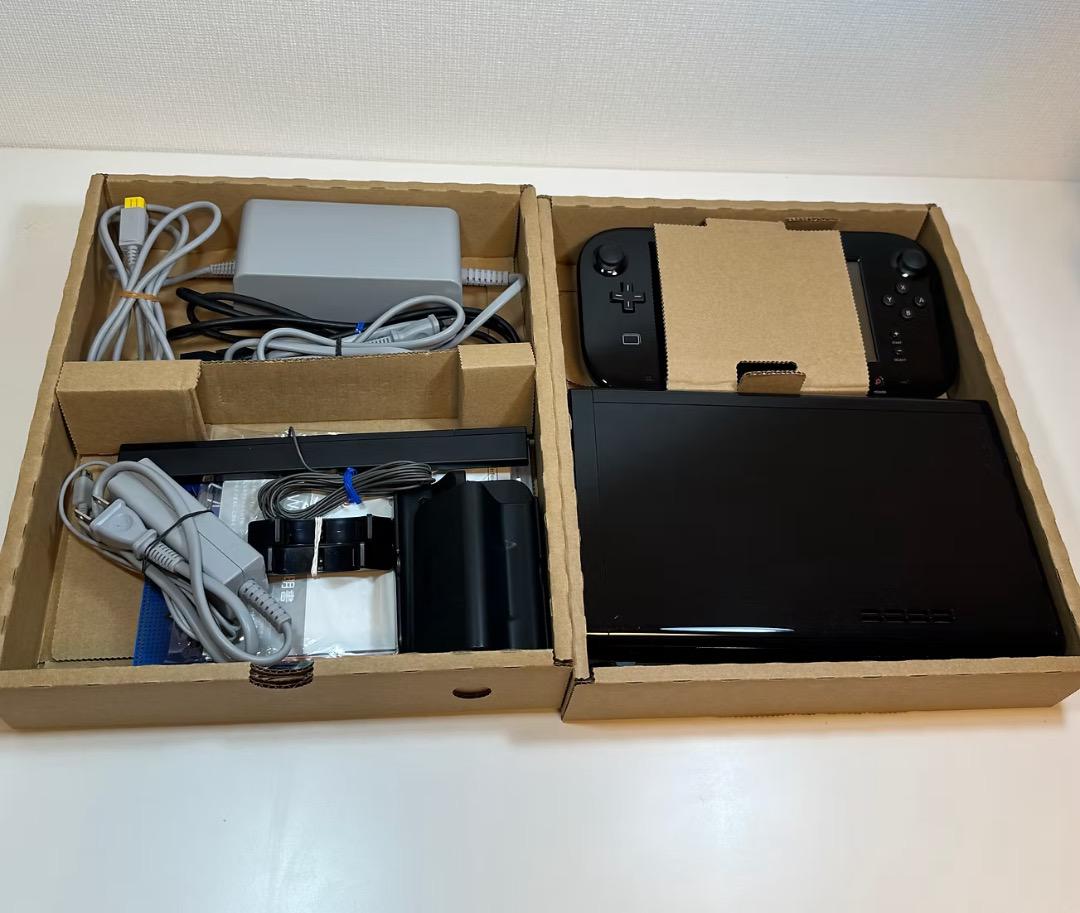 Nintendo Wii U Console & Pokken Tournament Set Black 32GB Excellent Condition
