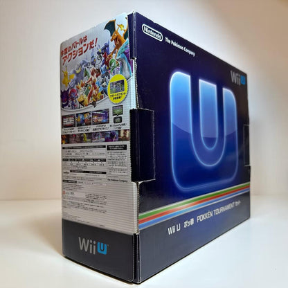 Nintendo Wii U Console & Pokken Tournament Set Black 32GB Excellent Condition