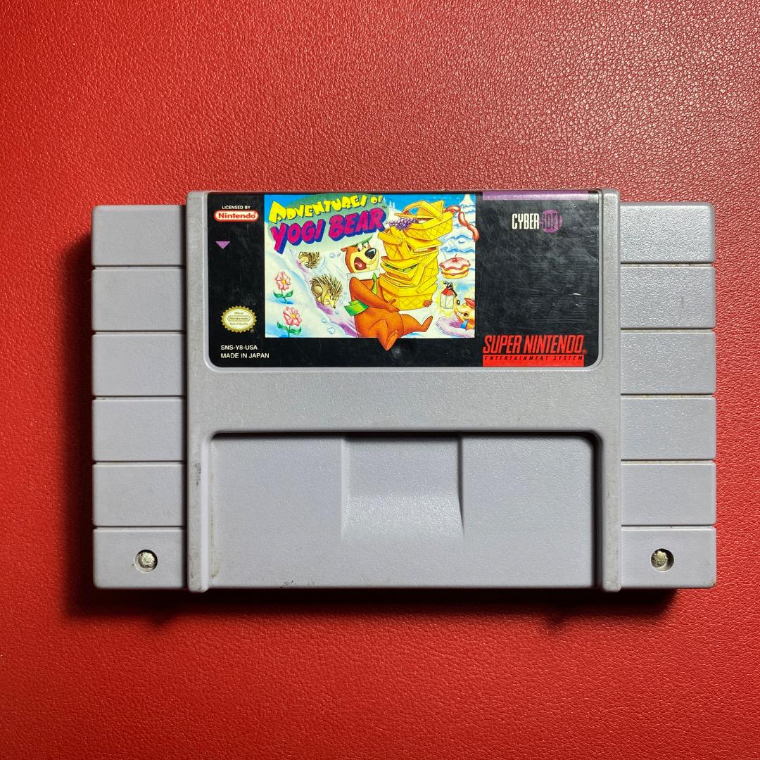 Adventures of Yogi Bear SNES Game Cartridge for Super Nintendo