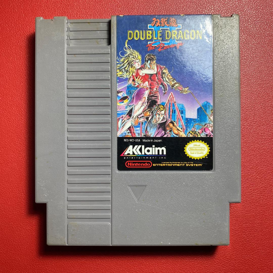 Double Dragon II: The Revenge NES Famicom Classic Game Cartridge