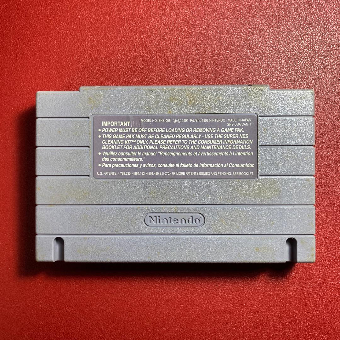 Taz-Mania SNES Super Famicom Game Cartridge - Classic Retro Gaming Fun