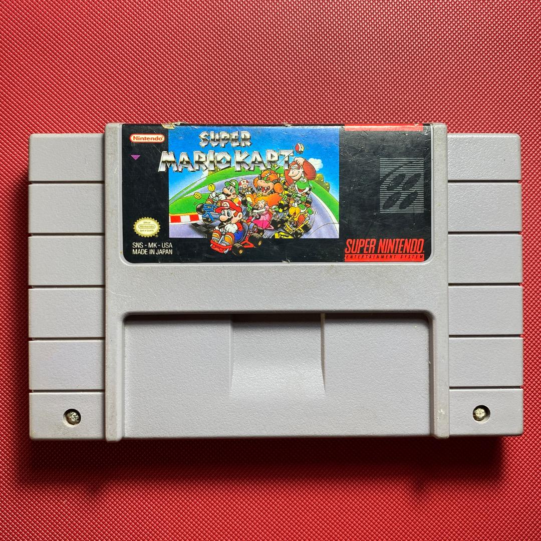 Super Mario Kart SNES: Classic Racing Game for Super Nintendo Entertainment System