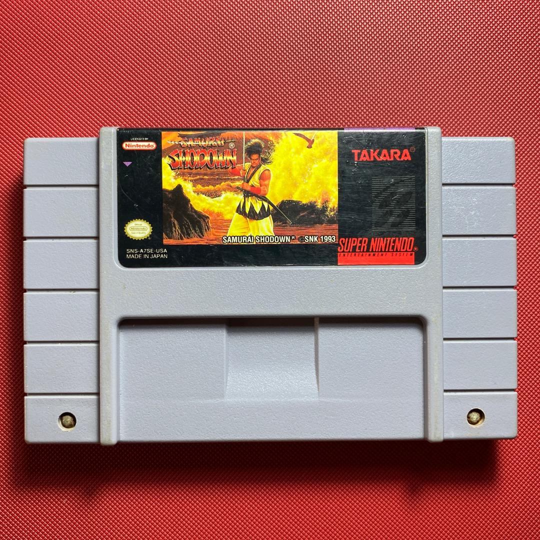 Samurai Shodown Super Famicom (SNES) Retro Game Cartridge
