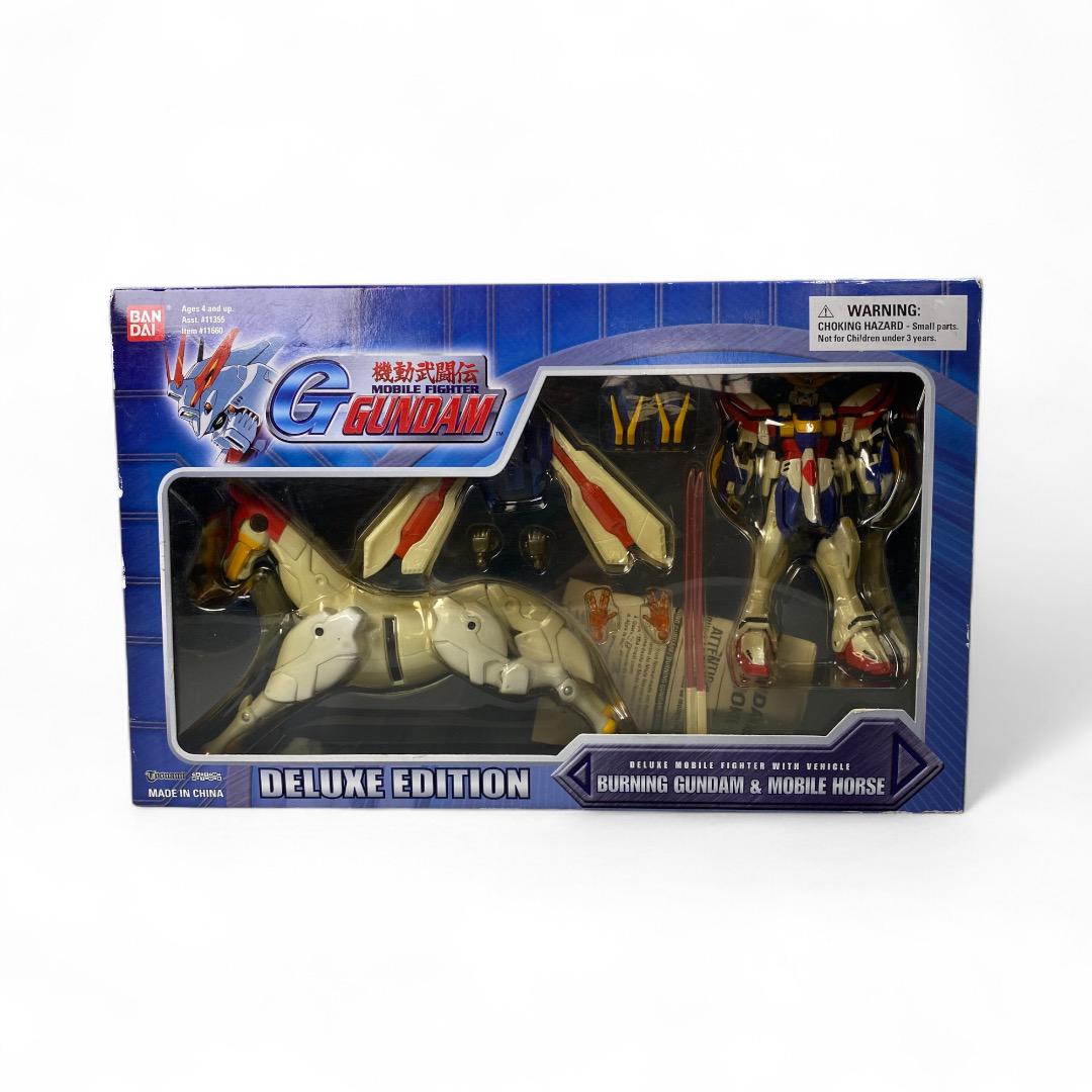 Mobile Fighter G Gundam Deluxe Burning Gundam & Mobile Horse Action Figure Set