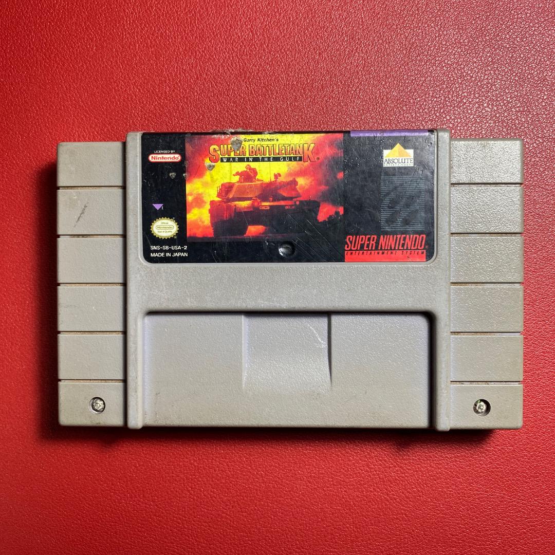 Super Battletank SNES Game Cartridge: Authentic Japanese Super Famicom Classic