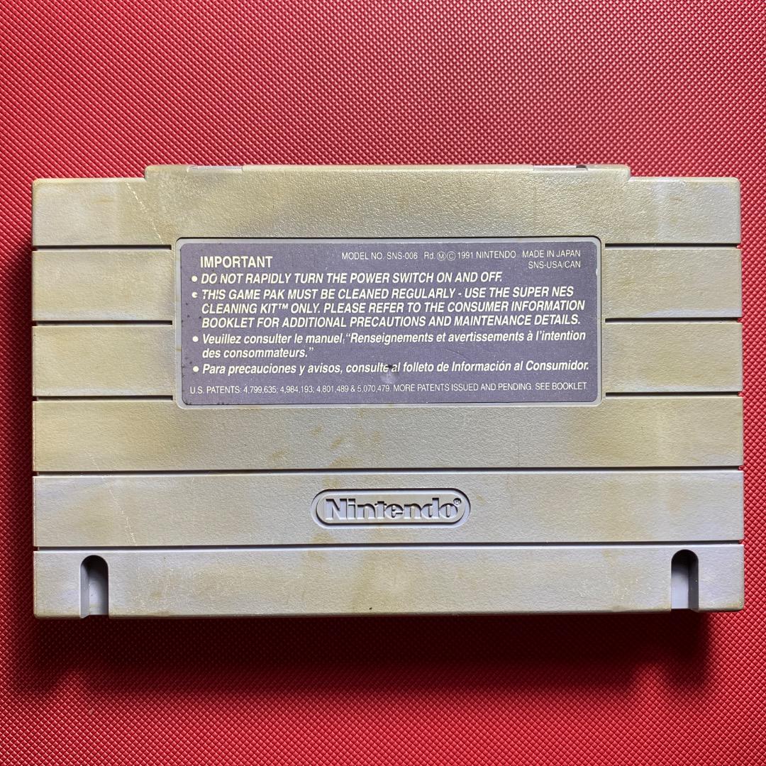 Vintage Super Nintendo Entertainment System Street Fighter II Cartridge - SNES NTSC