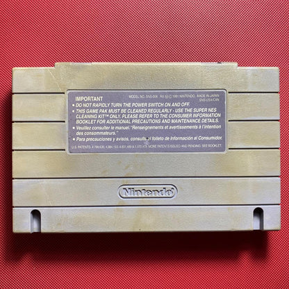 Vintage Super Nintendo Entertainment System Street Fighter II Cartridge - SNES NTSC