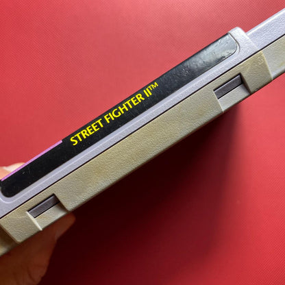 Vintage Super Nintendo Entertainment System Street Fighter II Cartridge - SNES NTSC