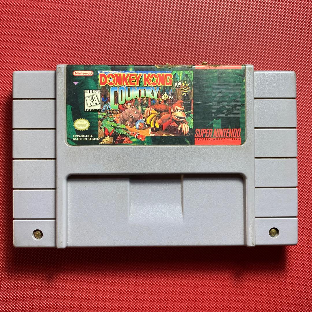Donkey Kong Country Super Famicom SNES Retro Gaming Cartridge