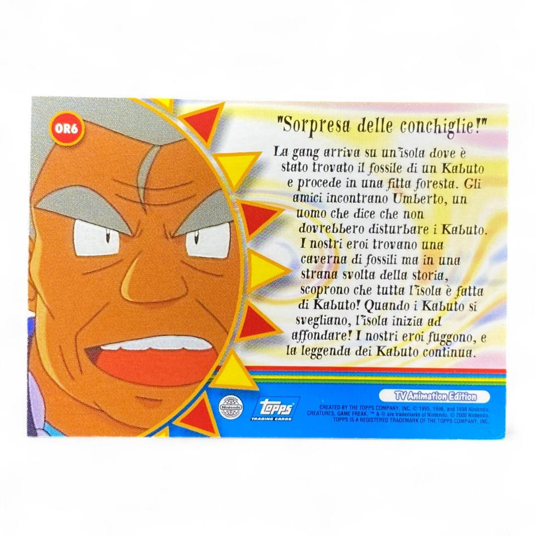 Pokémon Orange Islands Italian Card “Sorpresa delle conchiglie!”


