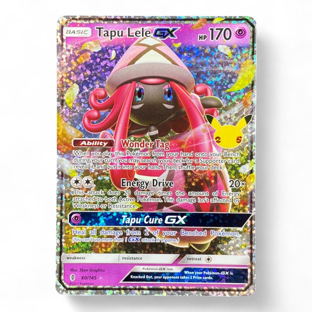 Tapu Lele GX 25th Anniversary Pokémon Card 60/145 – Full Art Holo Promo

