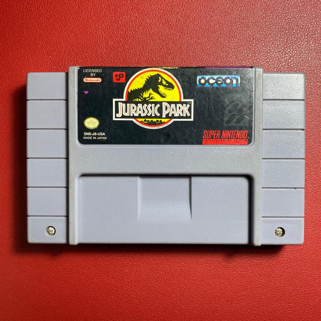 Jurassic Park Super Famicom (SNES) Classic Retro Gaming Cartridge