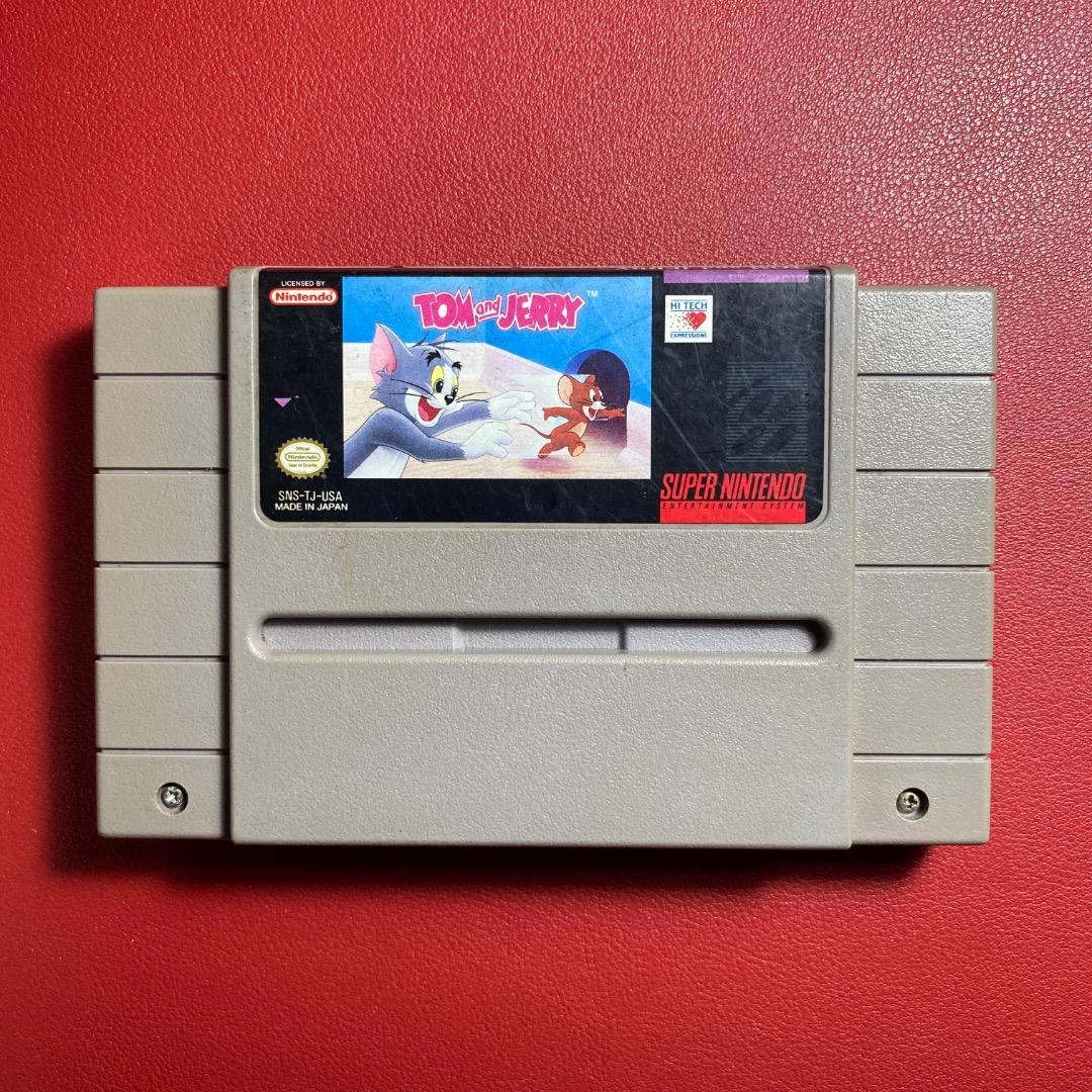 Tom and Jerry SNES: Classic Super Famicom Game Cartridge