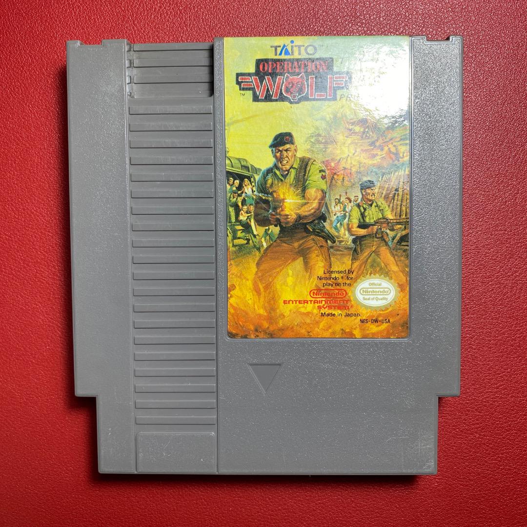 Operation Wolf NES Famicom Retro Gaming Cartridge