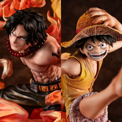 One Piece Luffy & Ace Figure 20th Limited