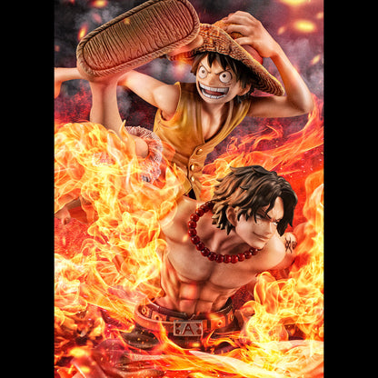 One Piece Luffy & Ace Figure 20th Limited