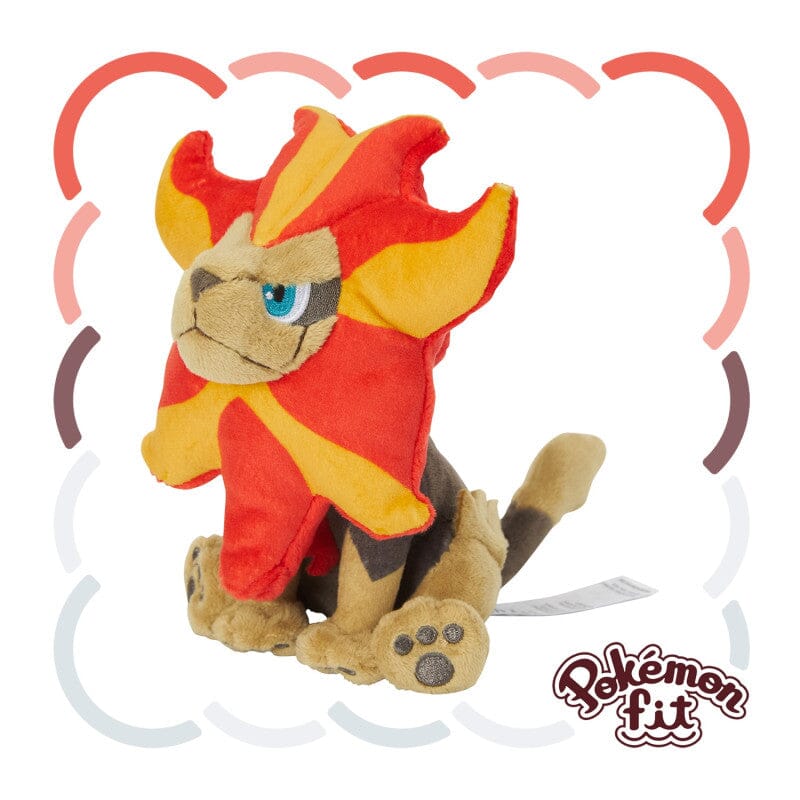 Authentic Pyroar Male Plush