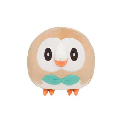 Rowlet Mochiricchi Round Plush Cushion - Soft & Adorable Design