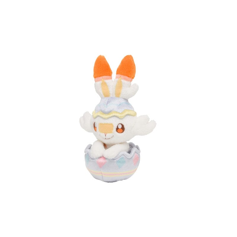 Cute Scorbunny Plush Easter Basket